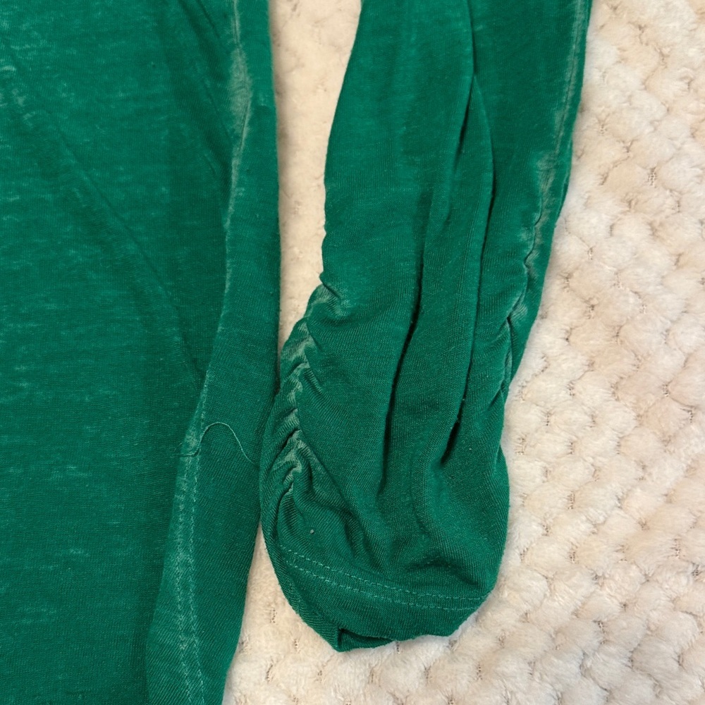 👚 Lane Bryant Sheer Heathered Green Long Sleeve Top – Women’s 18/20 - Picture 3 of 5